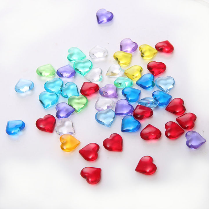 %E3%80%90LuxeGlow%E3%80%91100PCS/SET%20Colorful%20Heart%20Shape%20Acrylic%20Crystal%20Diamond%20Irregular%20Stone%2010mm%20Chessman%20Game%20Pieces%20For%20Board%20Game%20Accessories%20-%20Image%204
