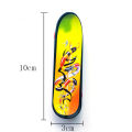 1pc Fingerboard Mini Creative Fingertips Skateboard Plastic Finger Skate Scooter. 