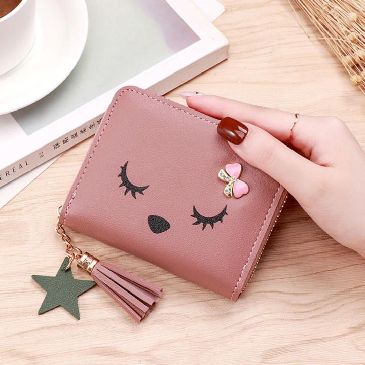 Women%20Wallet%20Ladies%20Mini%20Small%20Short%20Tassel%20Wallet%20Cute%20Girl%20Zipper%20Pu%20Leather%20Coin%20Purse%20Female%20Hand%20Wallet%20Purse%20cartera%20-%20Image%207