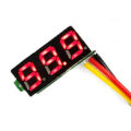 Ultra Small Digital DC Voltage Meter LED Voltage Display Three Wire DC0-100V. 