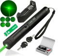 Green Laser Torch Light Pen Pointer Laser 303 with Rechargable battary with charger and key set. 