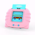 English Card Reader Early Education device Double Sided Cards Machine Preschool learning teaching tools toys. 