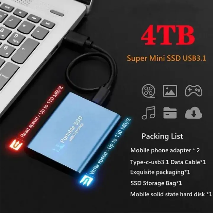 Portable%20SSD%2016TB%20High-speed%20Mobile%20Solid%20State%20Drive%20500GB%20External%20Hard%20Drives%202TB%20Type-C%20USB%203.1%20Interface%20for%20Laptop%204TB/8TB%20-%20Image%202