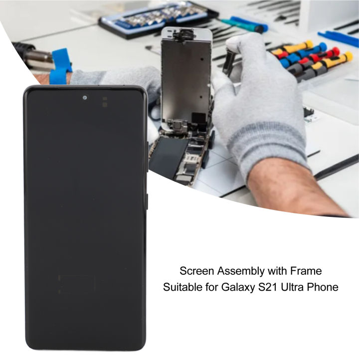 Organic%20LED%20Display%20Screen%20Phone%20Screen%20Assembly%20Sensitive%20Response%20for%20Galaxy%20S21%20Ultra%20-%20Image%203