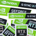 5PCS New NVIDIA GTX GEFORCE Laptop Desktop Label Decorative Sticker. 