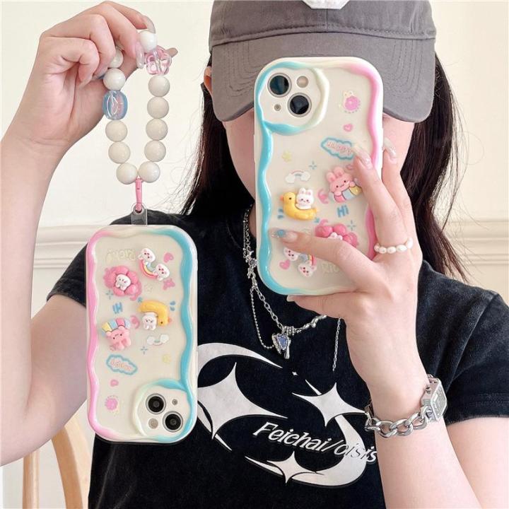 Case%20Cover%20For%20Infinix%20Hot%2030i%2020i%2020%204G%2012%2030%209%20Play%20Smart%207%206%20HD%20Plus%20shell%20Soft%20Clear%20Silicone%20Bracelet%20Chain%20Cream%20Wavy%20Edge%20Cartoon%20Bear%20Rabbit%20Cartoon%20Cute%20Luxury%20INS%20Back%20Cover%20Fashion%20Bumber%20Shockproof%20Camera%20Protective%20Full%20Protection%20-%20Image%202