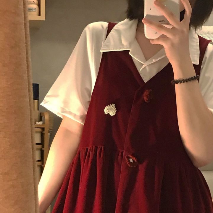 Spring%20and%20Summer%20Clothes%20for%20Women%202024%20New%20Skirt%20Women's%20Loose%20Korean%20Style%20Student%20Hot%20Girl%20Top%20Gentle%20Style%20Wear%20a%20Whole%20Set%20-%20Image%209