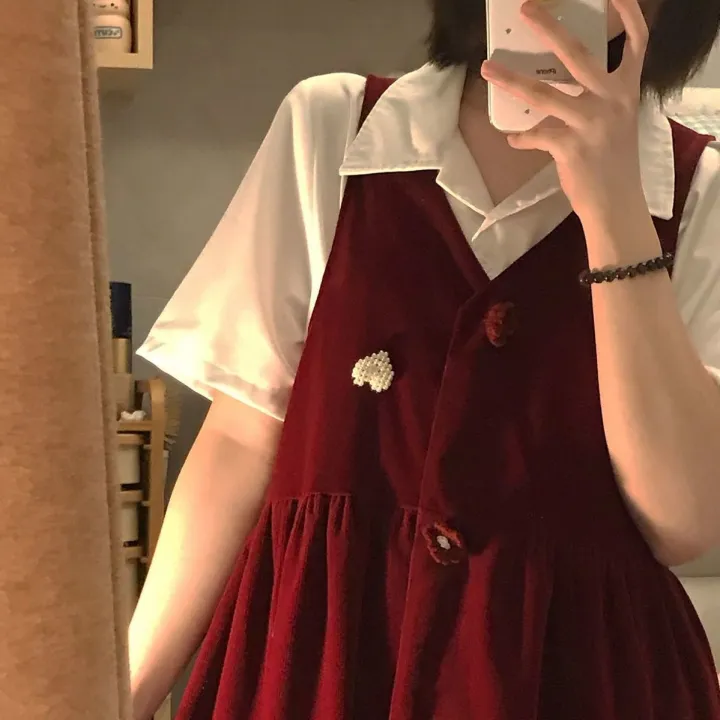 Spring%20and%20Summer%20Clothes%20for%20Women%202024%20New%20Skirt%20Women's%20Loose%20Korean%20Style%20Student%20Hot%20Girl%20Top%20Gentle%20Style%20Wear%20a%20Whole%20Set%20-%20Image%209