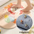 1pc Cartoon Bathroom Doormat Entrance Floor Mat Non-slip Mats Rug Duck Pet Absorbent Carpet Bath Cute Bath Tub Mat Bed Kid room-50X80CM. 