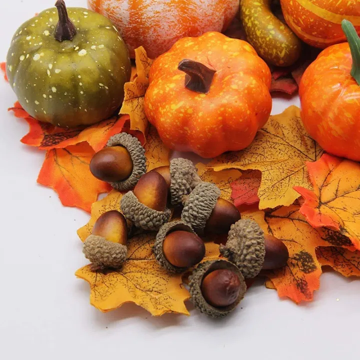 NYT%20Fake%20Artificial%20Mini%20Pumpkin%20Gourd%20Acorn%20Berries%20Maple%20Leaf%20Foam%20Pumpkin%20For%2050Pcs%20Halloween%20Thanksgiving%20Decorations%20-%20Image%208