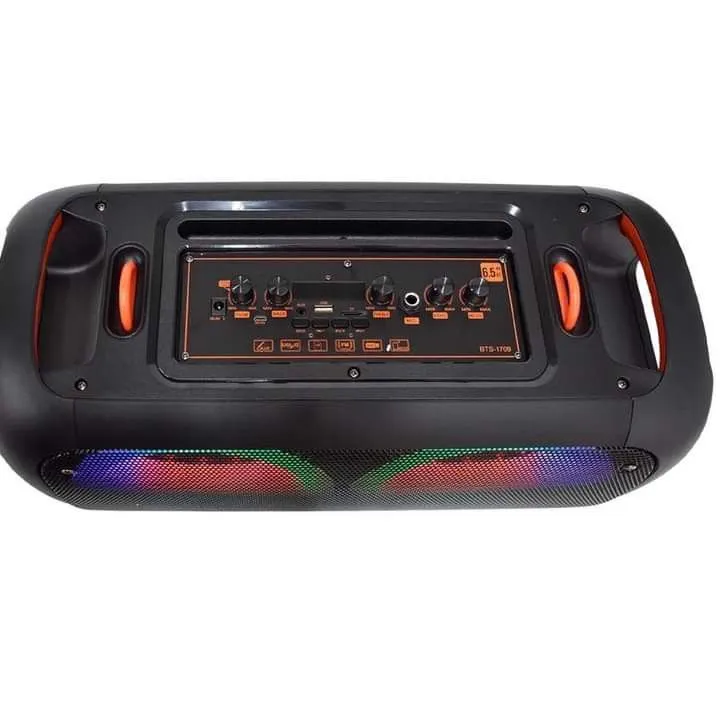 Party%20box%20outdoor%20portable%20with%20wireless%20mic%20Dual%206.5inch%20portable%20Wireless%20bluetooth%20speaker%20BTS%201709%20-%20Image%202