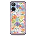 TPU Durable Phone Case For ZTE Axon40 Lite/V50 Design 5G/Nubia Neo 5G Phone Pouch Protective flower Back Cover Soft case. 