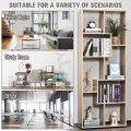 VTEC Modern Furniture Library Shelf / Living Room Furniture / Modern White Furniture / Book Shelf / Display Rack / Ornament Display / Photo Rack / Modern Home Furniture. 