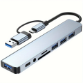 USB C HUB 3.0 Type C 4-Port/8 Port Multi-Splitter OTG Adapter for PC Android Laptop Mac. 