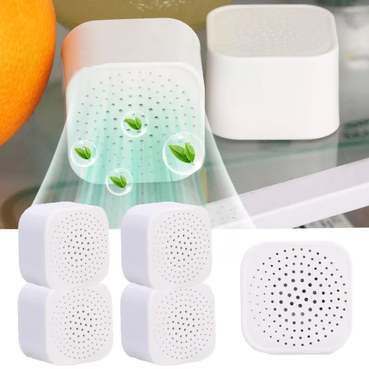 1/6Pcs Refrigerator Deodorizing Box Purifying Fresh-Keeping Activated Carbon To Remove Peculiar Smell Air Freshener Anti-Odor Box