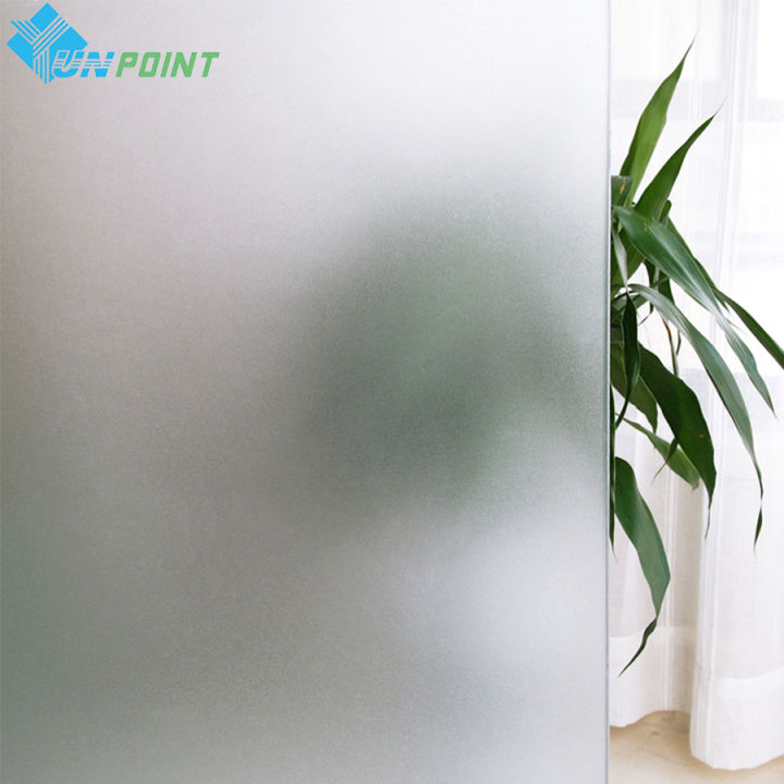 Powder Back Window Sticker Self-Adhesive Frosted Window Stickers Translucent Opaque Anti-Lighting ...