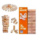 Zenga Original Wood Block Game zenga High Quality Wooden Block zenga Stacking Games Building Blocks. 