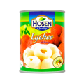 Hosen Lychee in Syrup 565g | Canned Whole Lychees | Sweet & Juicy Exotic Fruit Ready to Eat. 