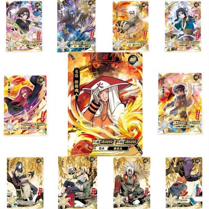 Naruto Kayou Card Anime Uzumaki Naruto Bp Tsunade Hinata MR Cards BP Collection Card Children's Card Toy Gift Action Figures