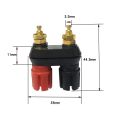 Top Selling Quality Banana plugs Couple Terminals Red Black Connector Amplifier Terminal Binding Post Banana Speaker Plug Jack. 