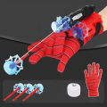 Lumina Spider Gloves Man Web Launcher for Kids Spider Kids Plastic Cosplay Glove Hero Movie Wrist Toy Set Funny Decorate Children Funny Educational Toys. 