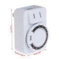 Ac 220v 12 Hour Electrical Mechanical Timer Wall Plug Switch Digital Countdown Timer Socket. 