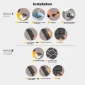 24pack 25x25x5cm Studio Acoustic Soundproof Foam Pyramid Sound Absorption Wall Panel Retardant Protective Sponge. 