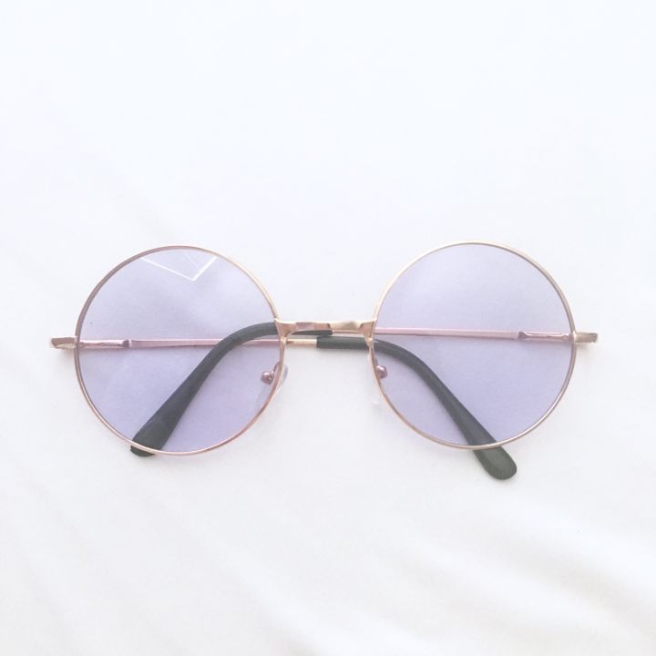 RETRO SUNGLASS- PURPLE LENS