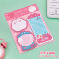 【MINISO】 Kawaii Cartoon Strawberry Rabbit Bear Sticky Notes Memo Pad Cute Message N Times Sticky Office Stationery Supply Journal Planner. 