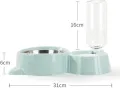 Animal Bowls Pet Bowls Pet Bowl Anti Tipping Automatic Drinker Non Wet Mouth Stainless Steel Double Bowl Cat Food Bowl Cat Bowl Dog Bowl Dog Bowl. 