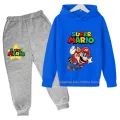 New Game Super Mario Bros Set Kids Sweatshirt Children Jacket Boy Girl Clothes Spring Autumn Hoodie 3-12 Years Old Sweater Sales. 