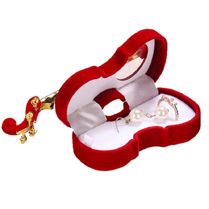 Organizer%20Jewelry%20box%20Practical%20Storage%20Flocking%20Violin%20necklace%20Mini%20Women's%20Earrings%20display%20case%20for%20Home%20decor%20Travel%20-%20Image%204