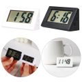 Portable Simple Table Electronic Mini LCD Digital Clock for Living Room Bedroom Decor Home Office Desktop Time Display Mute Clocks. 