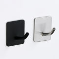 Stainless Steel Adhesive Hook Self Adhesive Wall Hooks Hanger Heavy Duty Waterproof Storage Holder Stick On Towel Hooks. 