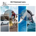 LouisWill Foldable Sunglasses Circular Men Women Polarized Glasses Chic Retro Sunglasses Photochromic Polarized Sunglasses Men Discoloration Eyewear Anti Glare UV400 Glasses Driving Goggles. 