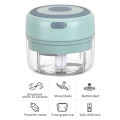 Mini Garlic Grinder Electric Garlic Chopper Cordless Food Fruit Vegetable Blender Kitchen Gadgets 100ML USB Rechargeable. 