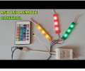 LED Strip lights DC 12V 24 Keys IR Remote RGB Controller. 