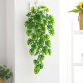 1/3pcs Simulation Plant Turtle Back Leaf Vine Green Plant Wall Hanging Artificial Flowers Home Outdoor Garden Decoration. 