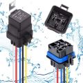 12VDC 40A Waterproof Relay with Harness Socket Wires 5 Pin Relay JD2912-1Z-14VDC 40A 14VDC Automotive Relay. 