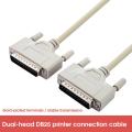 1.5/3/5m Practical Db25 25pain Male To Female M/m Parallel Lpt Cable Db25 To Db25 Cable For Printer Db 25 Parallel Cable. 
