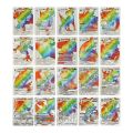 pokemon cards golden 55 s Anime Pokemon PVC English Cards Rainbow Gold Silver Black Pikachu Charizard Mew Collection Battle Game Cards Toys GiftsParty Games Crafts. 