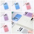 8 Digits Cute Mini Portable Digit Calculator Stationery Office Supplies Small Cartoon Animal Cartoon Cute Calculator Candy Color Kawaii Learning Tools. 