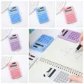 8 Digits Cute Mini Portable Digit Calculator Stationery Office Supplies Small Cartoon Animal Cartoon Cute Calculator Candy Color Kawaii Learning Tools. 