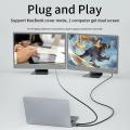 Unnlink USB C to DP 1.4 Cable 8K 4K Type C 3.1/3.2 Thunderbolt 3/4 to Displayport Adapter for Macbook Pro Samsung to TV Monitor. 