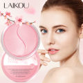 LAIKOU Sakura Essence Collagen Eye Mask Moisturizing Gel Eye Patches Remove Dark Circles Anti Age Bag Eye Wrinkle Skin Care 70g. 