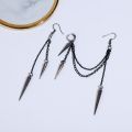 hikaw for boys earrings for men korean style Street Wear Hip Hop Temperament Fashion Design With Chain Party Gift Men Earrings Alloy Korean Dangle Earrings Women Ear Bone Clips. 