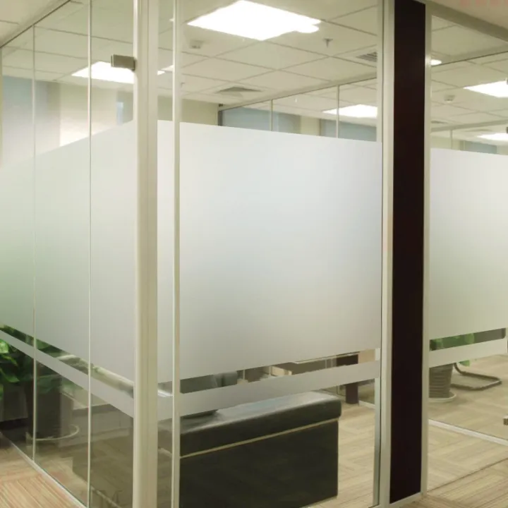 Translucent Stickers Glass Panel Self-Adhesive Frosted Window Stickers Translucent Opaque Anti-Lighting ...