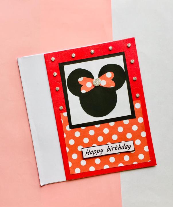 Handmade Mickey Mouse Birthday Cards