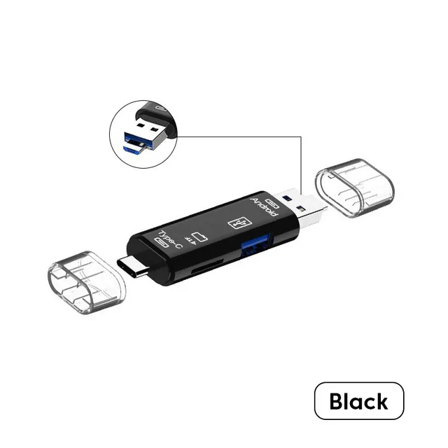 Olaf 6 In 1 Otg Reader Usb3.0 To Type C Usb Adapter Flash Drive Smart ...