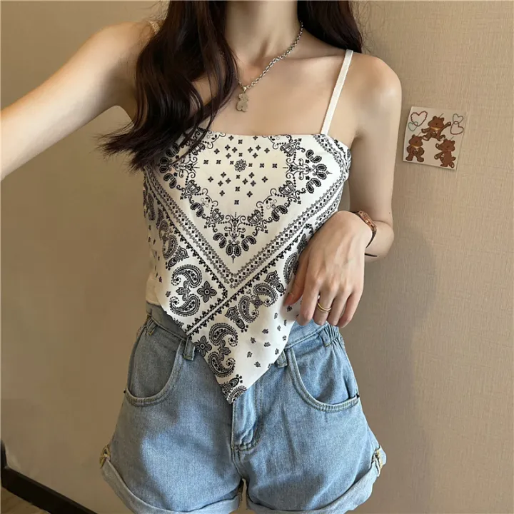 bellylady%20Women%20Cotton%20Spaghetti%20Strap%20Tank%20Tops%20Sexy%20Sleeveless%20Retro%20Printing%20Slim%20Fit%20Vest%20For%20Party%20Club%20-%20Image%205